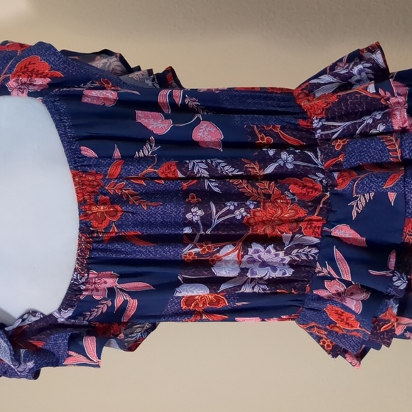 Sofia vegara midi ruffle dress size L - Picture 7 of 15